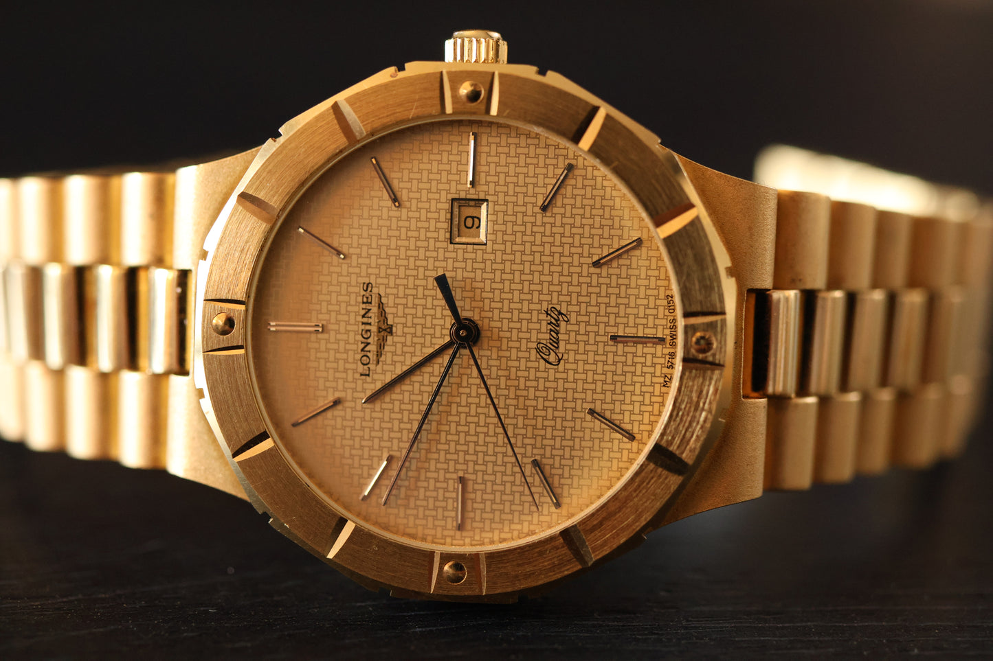 Longines Quartz MZ 5716 Textured Dial