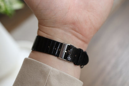 Montre Longines à cadran carré en lin et fonctionnement manuel