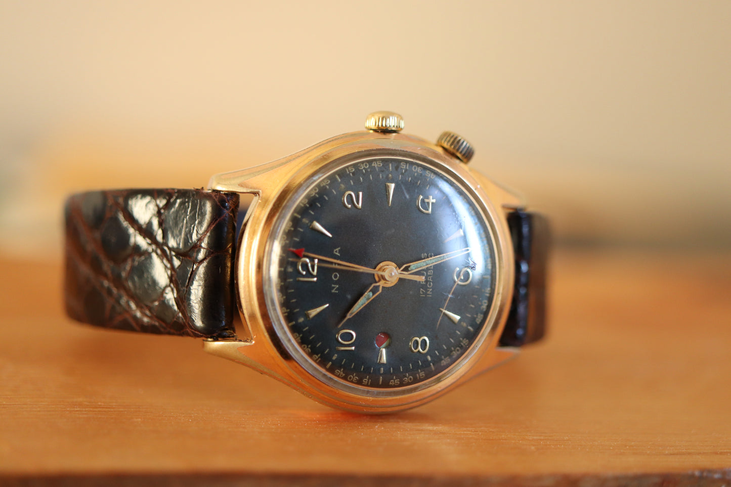 Nora Manual-Wind Alarm Watch