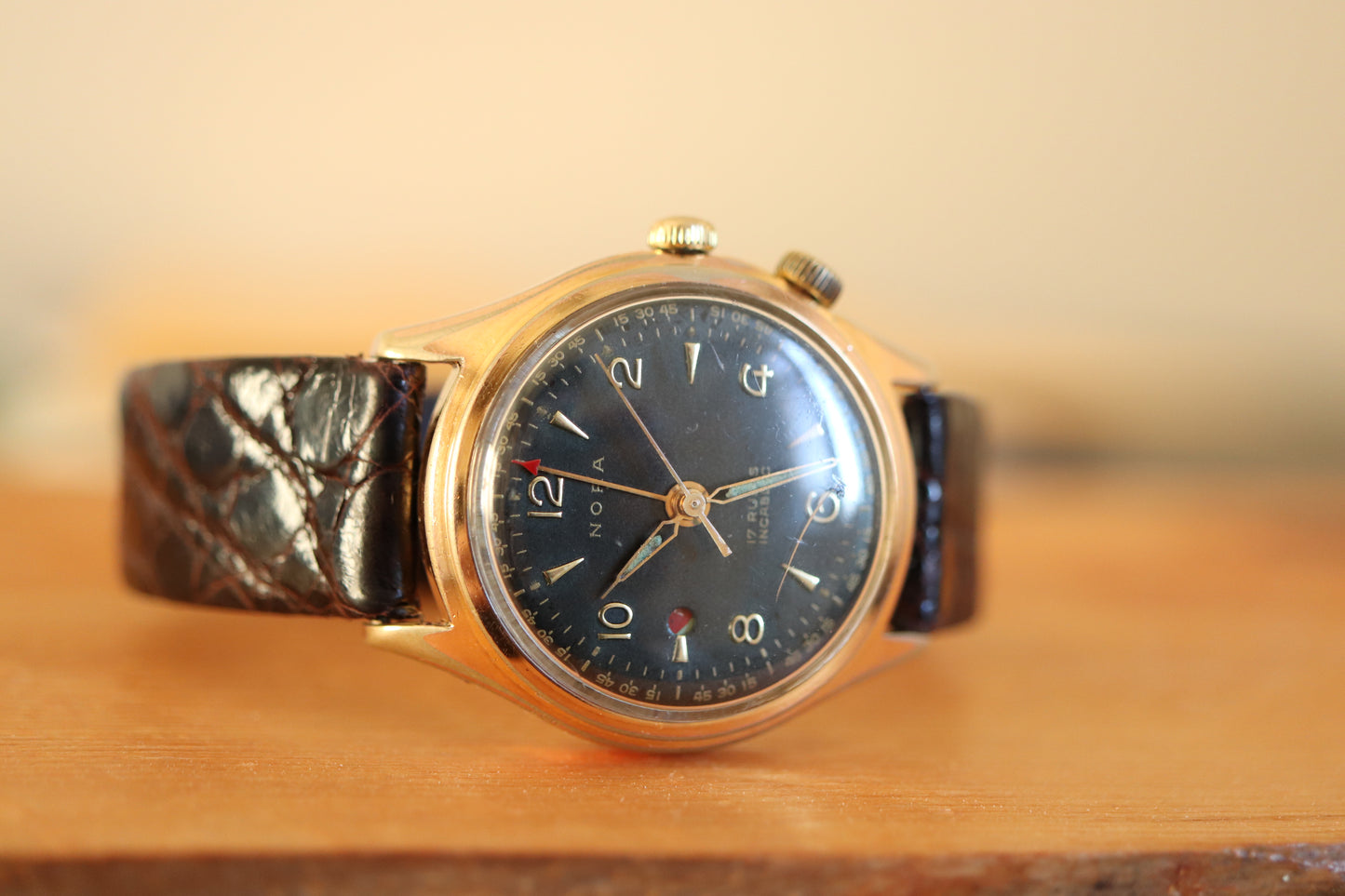 Nora Manual-Wind Alarm Watch