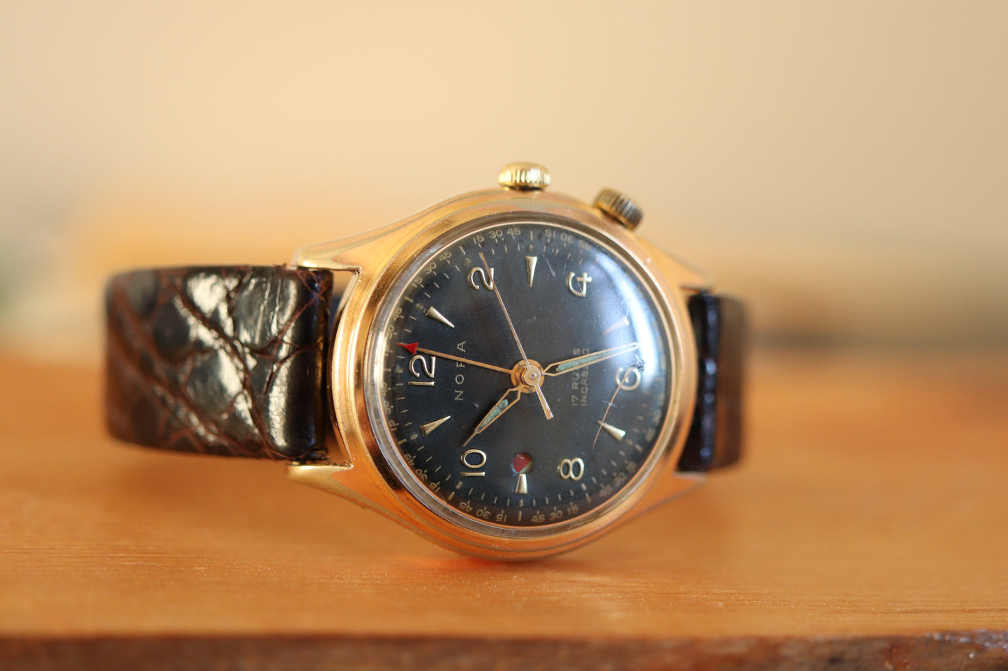 Nora Manual-Wind Alarm Watch