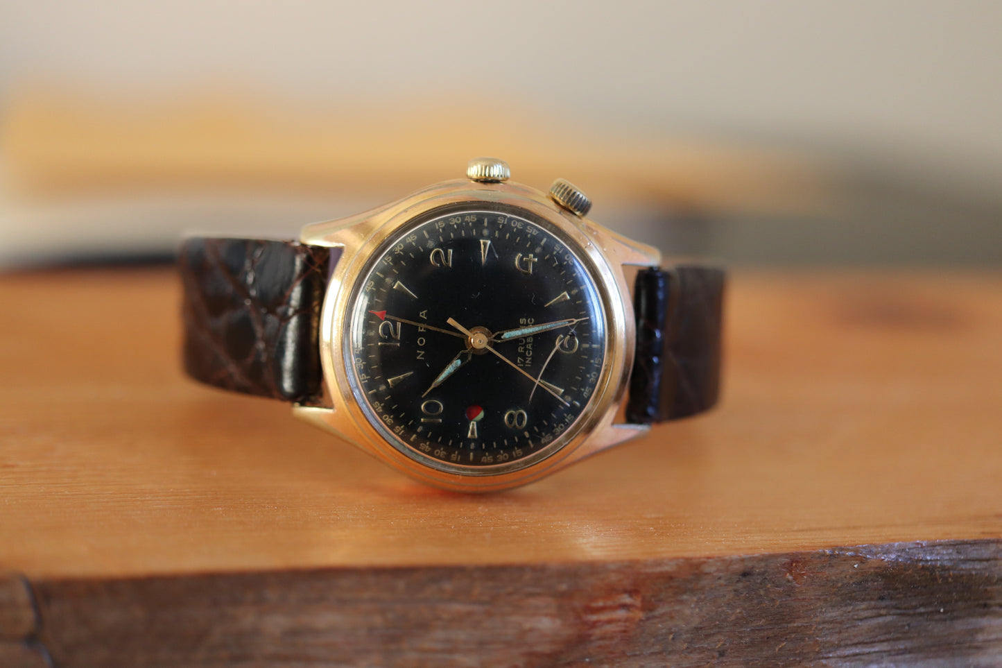 Nora Manual-Wind Alarm Watch