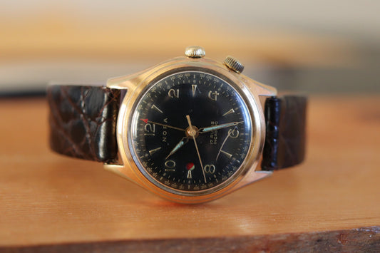 Nora Manual-Wind Alarm Watch