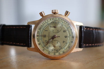 Monarch Gold-Plated Manual Chronograph