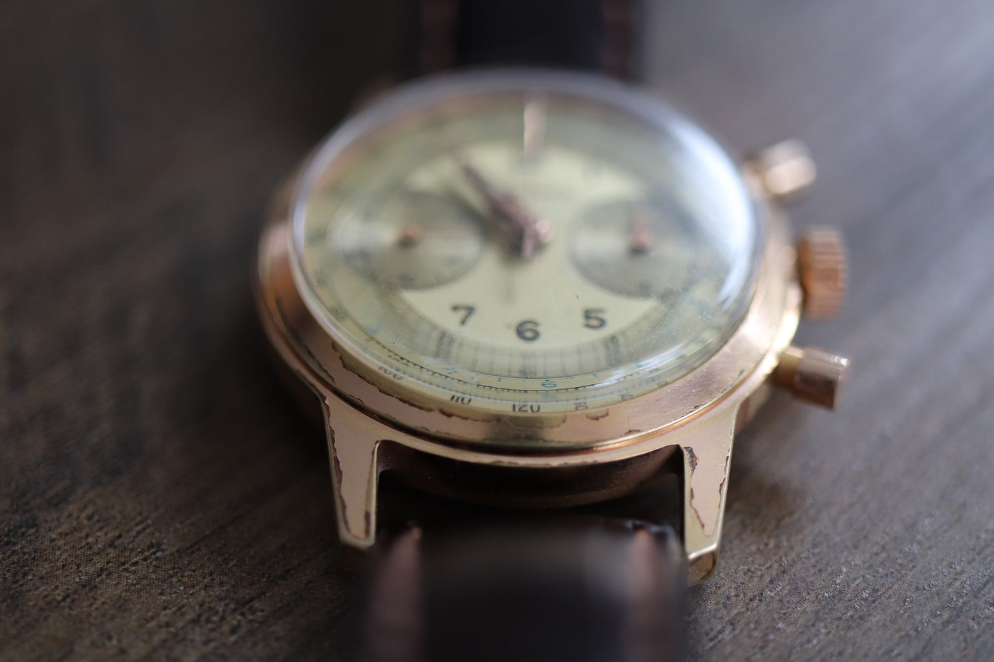 Monarch Gold-Plated Manual Chronograph