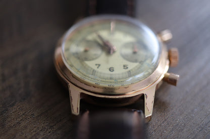 Monarch Gold-Plated Manual Chronograph