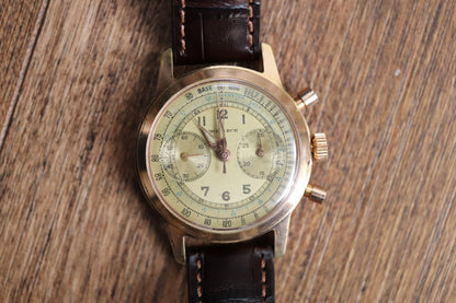 Monarch Gold-Plated Manual Chronograph