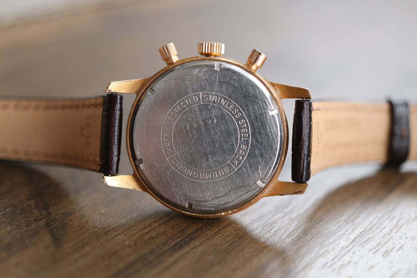 Monarch Gold-Plated Manual Chronograph