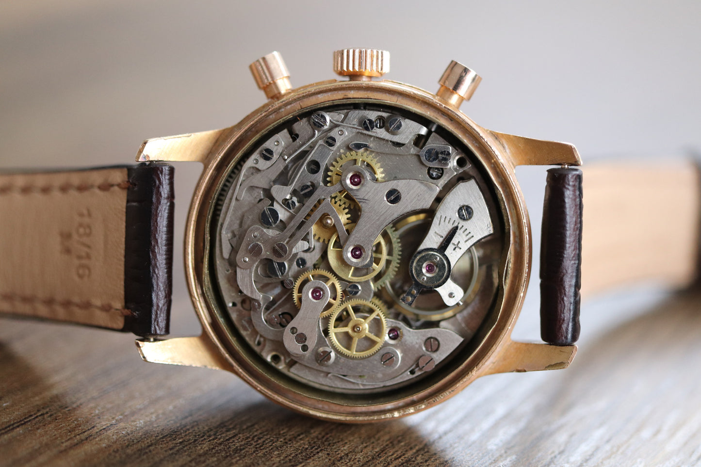 Monarch Gold-Plated Manual Chronograph