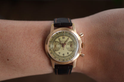 Monarch Gold-Plated Manual Chronograph