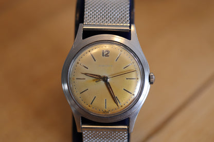 Huguenin Tropical Dial 17J Manual-Wind Watch